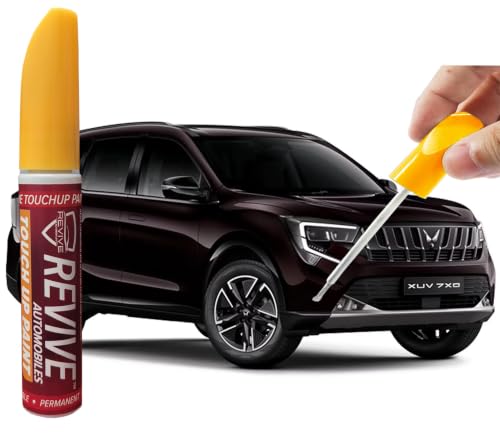 Image of Revive touchup paint pen compatible with Mahindra XUV700, factory Quality & matched 2K paint (Matte Blaze Red (mm9315))