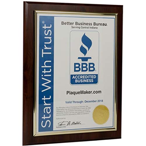 Slide In Document Plaque With Silver Or Gold Frame - Display Certificates Diploma's Your Child's Artwork Or Create A Custom Award With Our Easy To Use Slide In Kit (10.5 X 13 W/8.5 X 11 Frame) #TOP1