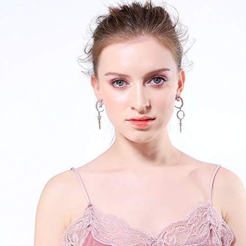 Mardi Gras Gold Earrings for Women - Sun Moon Star Celestial Huggie Dangle Earrings, Hypoallergenic Greek Mythology Boho Greek Mythology Witchy Jewelry - Image 6