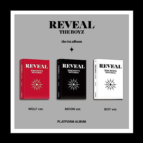 THE BOYZ REVEAL 1st Album Platform Version Case+QR type mini card+Selfie photocard+Official photocard+Tracking Sealed (Random)