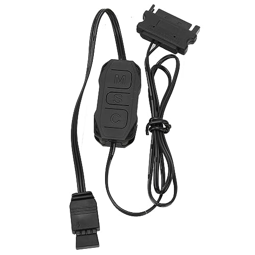 ARGB Controller, Multiple Lighting Modes, Manual Control, 5V 3Pin RGB Light Bar