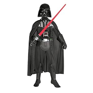 Star Wars – Disfraz de Darth Vader para niños, talla L (8-10 años) (Rubies 882014-L)
