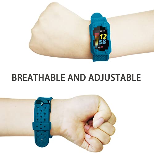 Honecumi CHARGE 5 CASE STRAP-4 DARK 4 Pack Breathable Charge 5 Bands Compatible thumb #4
