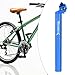 Yiju Bike Seatpost Bicycle Seat Tube Shock Absorber Replacement Part Seatpost 300mm Length for Road Bikes Accessories, Blue 3.09x30cm