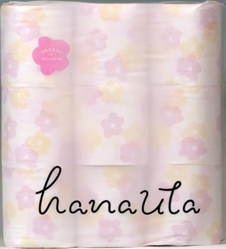 【まとめ買い】hanautaプリント 18W うたうミストの香り 【 西日本衛材 】 【 トイレットペーパー 】【HRM19557397-2】×3個セット