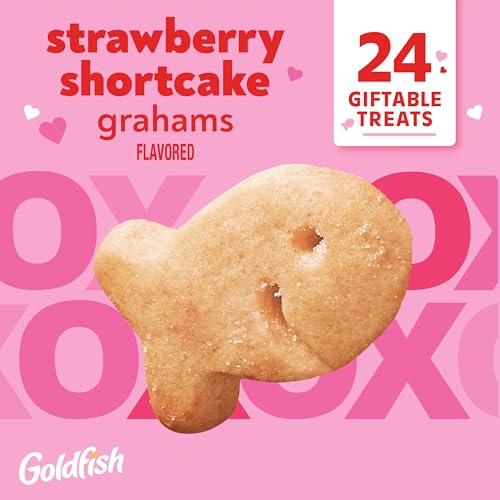 Goldfish Valentine's Day Flavored Graham Crackers Snack Packs, 24 Count 0.75 Oz - image 3
