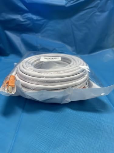 Kabel Ethernet 20m Cat 8 Kabel Sieciowy 20 Metrów Ekranowany Ethernet Cable 60+ft Kabel Masowy Rj45 Gigabit Biały Pancerz LAN Cable Wysoka Prędkość 2000MHz Kat.8 Kabel do Internetu dla Routera Modemu