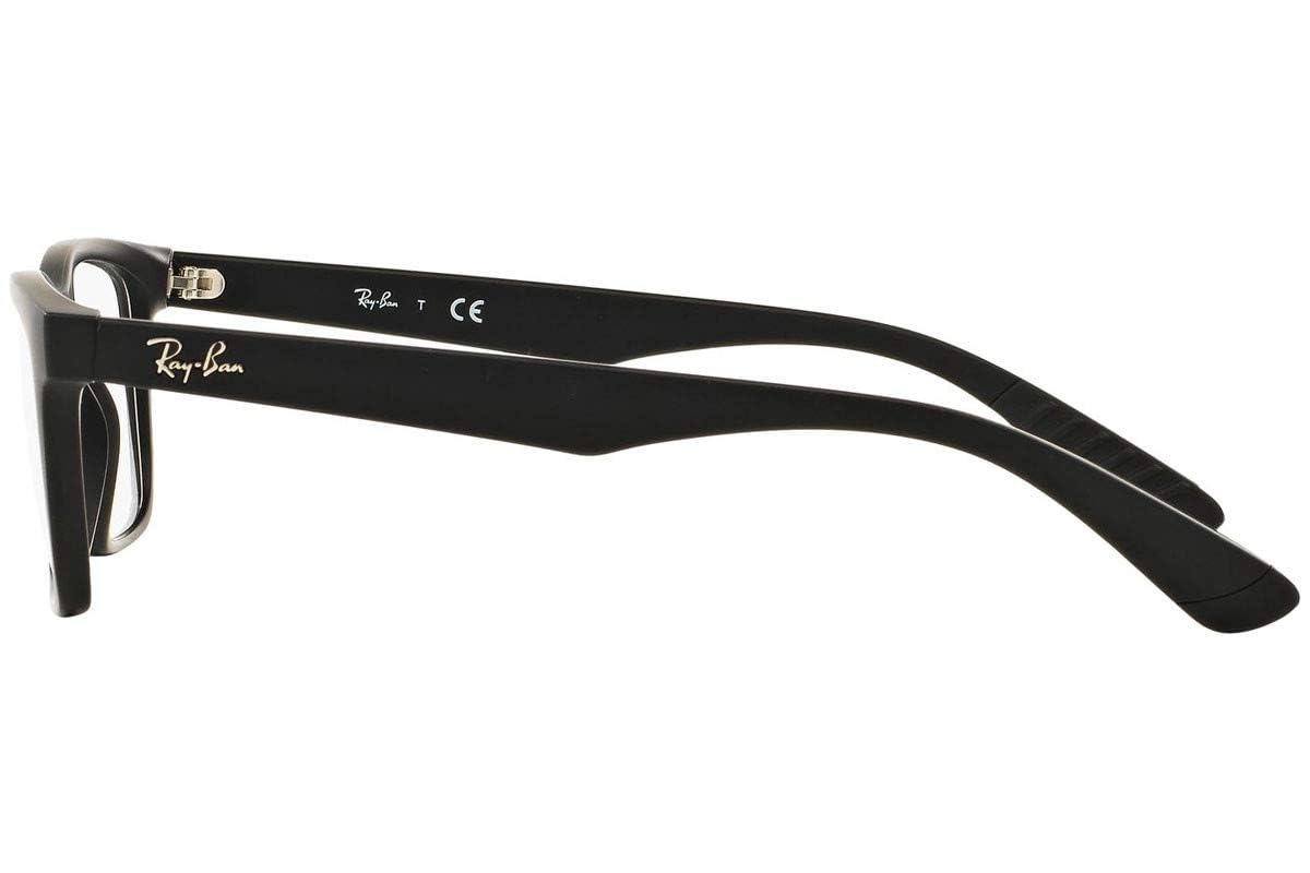 Ray-Ban Męskie oprawki do okularów, 0rx 7025 2077 53, czarne (matowy czarny)