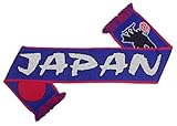 Ruffneck National Soccer Team Japan Team National Team Scarves, Blue, One Size