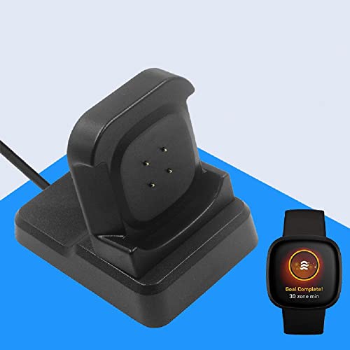 Portable Charging Dock Smart Watch Charger Base Station USB Watch Charger Cable for Fitbit Versa3/Sense