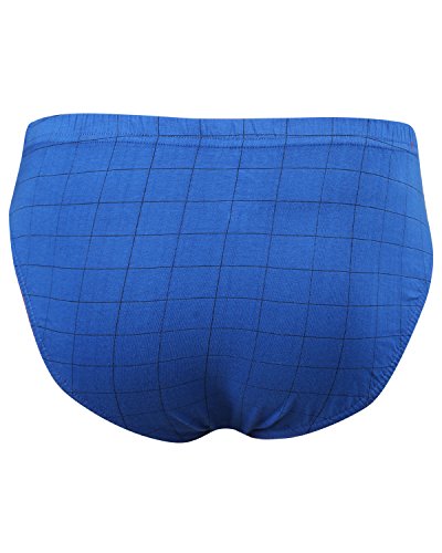Image of SOLO Mens NEO-Tech Wrapper Fabric - Ultra Soft Modern Cotton Brief - Checks Box Design - (Pack of 2)