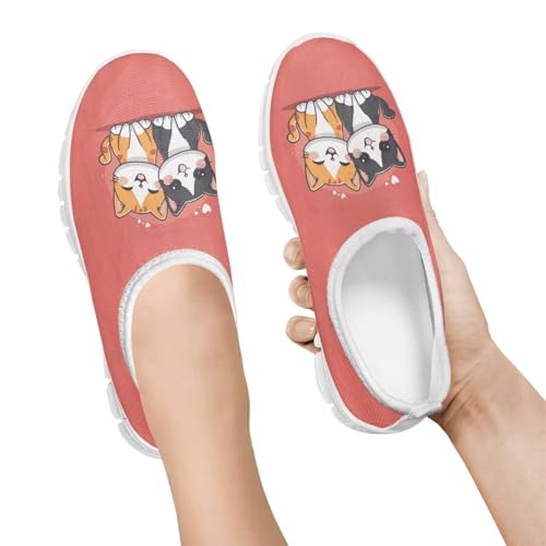 Kids Cat Shoes for Girls Todder Girl Shoes Size 11 Slip on Shoes Back to School Sneakers Animal Prints Gym Athletic Shoes for Preschool Kids Child,Size 313