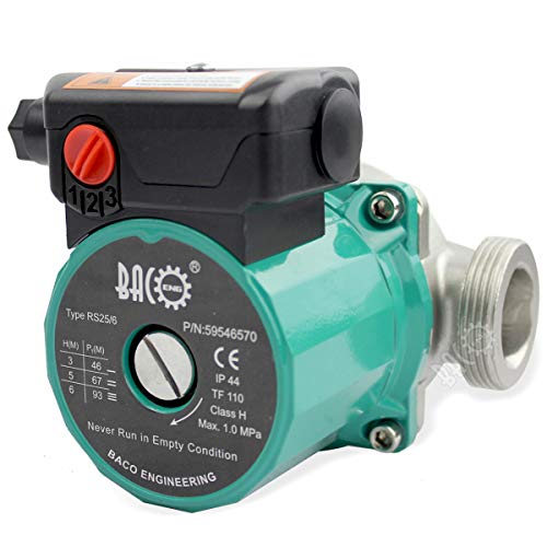 BACOENG 25/60-130 pour chauffage central pompe de recirculation acier inoxydable