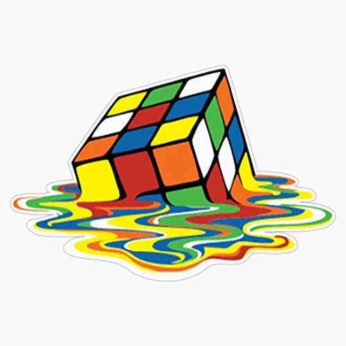 EMC Graphics Melting Rubix Cube Design! All Items Available! Vinyl Waterproof Sticker Decal Car Laptop Wall Window Bumper Sticker 5"