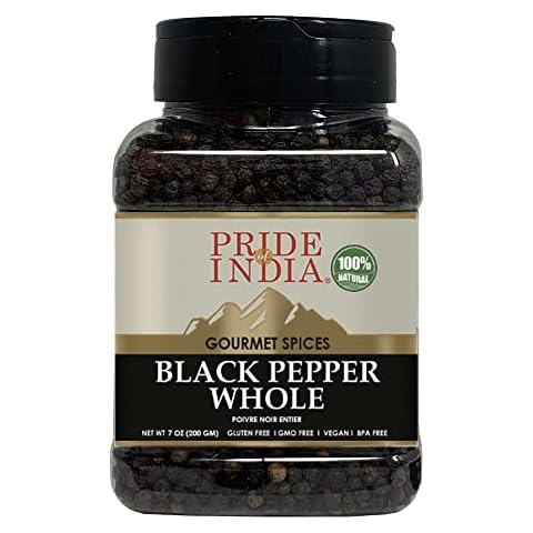 Pride of India Black Peppercorns 7 oz Cover