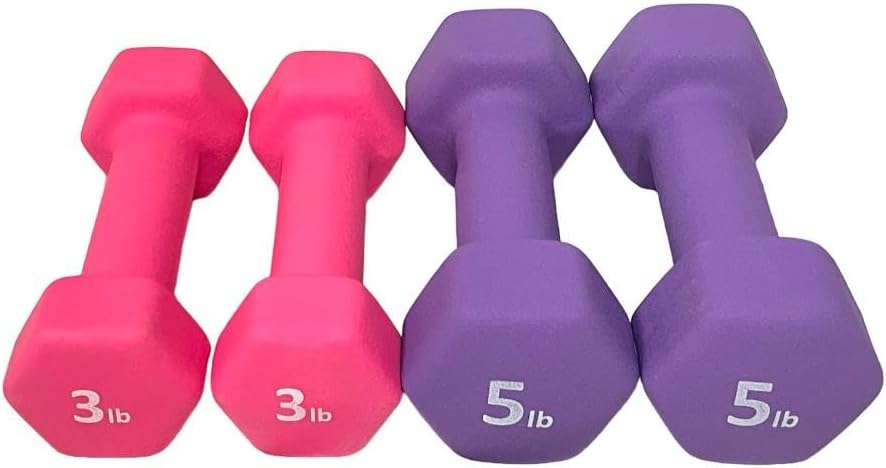Neoprene Coated Dumbbell Hand Weight Set