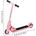 Essivox Finger Scooter Mini Two Wheel, Mini Scooters Finger Board Accessories, Tiny Trick Scooter for Party Favors, Finger Training (Pink)