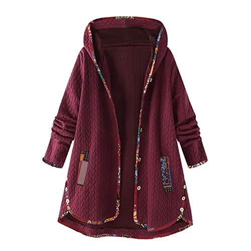 Manteau femme haute qualité rouge veste hiver 3XL à capuche