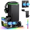 محطة شحن مروحة التبريد العلوية RGB لأجهزة Xbox Series X