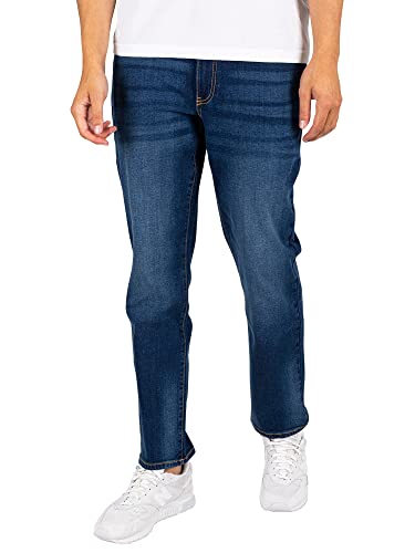 Farah Mens Lawson Denim Straight Jeans Mid Denim 32W / 32L