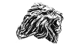 Royal Lion Ring Sterling Silver 925 Roaring Head Wild Animal Handmade Jewelry