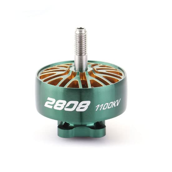 A single Diatone Mamba Toka 2808 1100KV brushless motor, showing the '2808 1100KV' marking on its side.