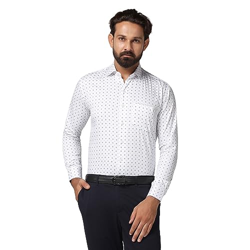 Image of TAHVO Men's Regular Fit Long Sleeves Cotton Formal Shirt