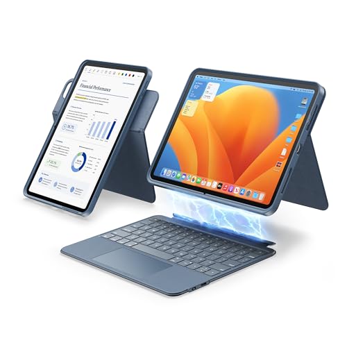 Image of HOU 360 Rotating & Detachable Keyboard Case for iPad A16 & iPad 10th gen