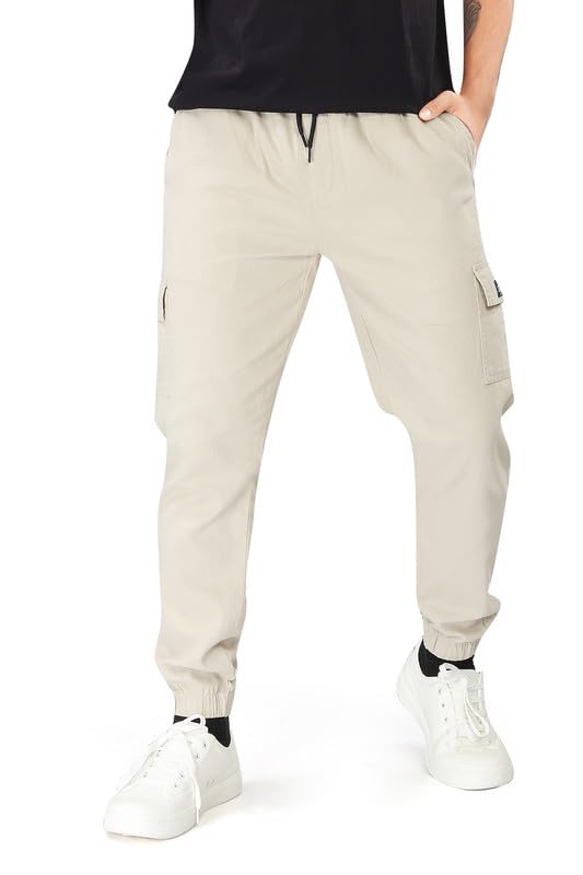 Image of UNOseven Boys Cotton Cargo Jogger Pant - Slim Fit - Available from 7 Years to Size XL