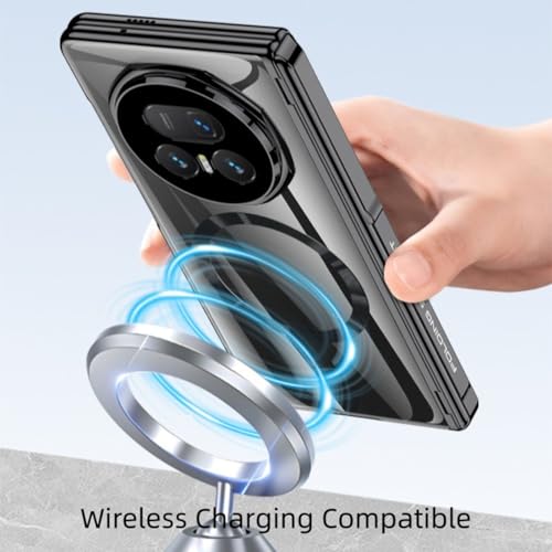 Coque Honor Magic V5 transparente protégeant la charnière sensible