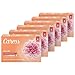 Caress Beauty Bar Soap For Silky, Soft Skin Daily Silk With Silk Extract and Floral Oil Essence 4 Bars Pack of 6