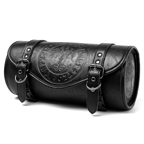 Sac avant de moto punk rock en cuir synthétique étanche