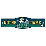 Wincraft NCAA Notre Dame Fighting Irish Sign, 4.5 x 17-Inch