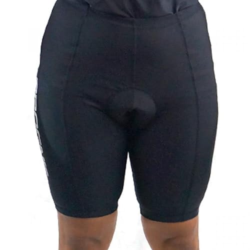 PROGNE SPORTS LC221 Bermuda para Ciclismo, M, Preta