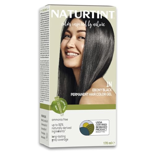 Naturtint Hair Color - Permanent - 1n - Ebony Black - 5.28 Oz