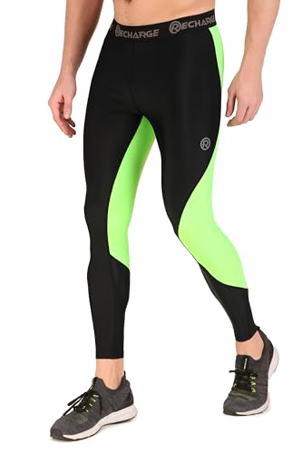 Image of ReDesign Apparels Recharge Men Polyester Sports Compression Pant /Legging /Full Tights