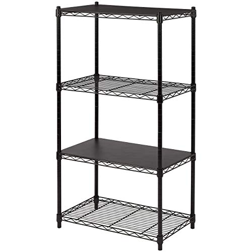 Amazon Basics 2-Shelf Stackable Storage, 13.3" D x 23.2" W x 22.2" H, Black by Amazon Basics - Image 6