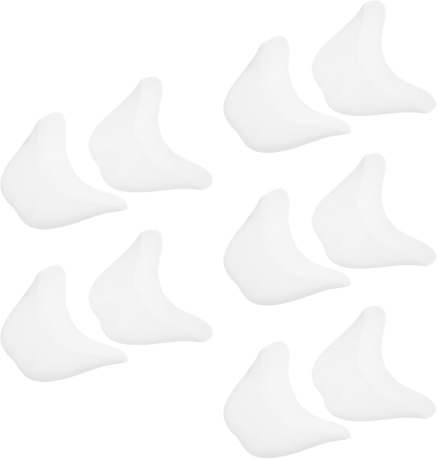 5 Pairs Silicone Toe Sleeves for Ballet Pointe Shoes Washable and Reusable Gel Toe Pouch for Women for Dance Performances