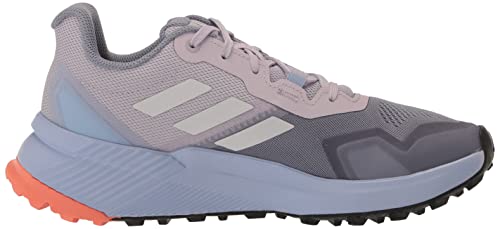 Adidas Men's Terrex Soulstride Trail Running Shoe, Silver Violet/Crystal White/Coral Fusion, 7 #TOP5