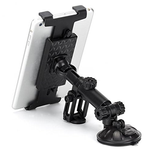 Premium Car Mount Dash Tablet Holder Swivel Cradle Dashboard Dock Strong Suction For Us Cellular Samsung Galaxy Tab 7 Sch-I800 - Us Cellular Samsung Galaxy Tab S 10.5 - Verizon Ipad Air #TOP2