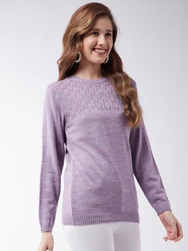 Image of Modeve Women Round Neck Casual Sweater for Winter||Winterwear||