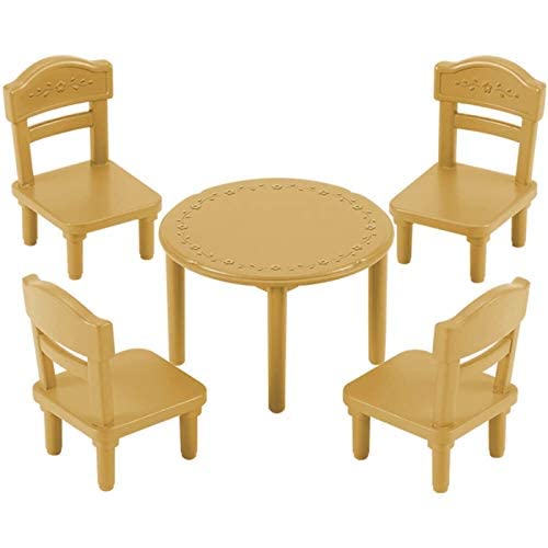 Conjunto De Mesa E Cadeira Sylvanian Families Multicor