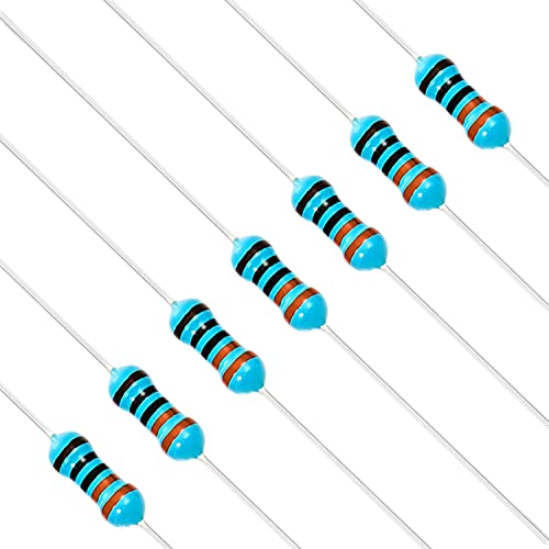 Chanzon 100Pcs 330 Ω Ohm Resistor 1/4W (0.25W) Metal Film Fixed Resistor 0.01 ±1% Tolerance 330R Mf Through Hole Resistors Current Limiting Rohs Certificated #TOP16