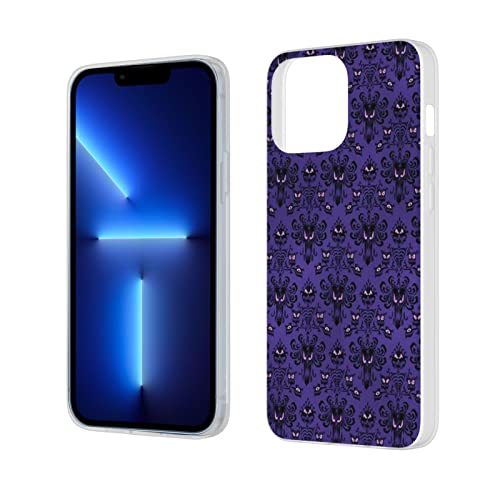 Vgfjhndf Haunted Mansion Printed Phone Case 6.7 Inch For Iphone 13 Pro Max Case Clear Shockproof Protective Phone Case Not Yellowing Phone Cover #TOP1