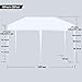 10 x 20 Pop Up Canopy Tent Portable Shade Instant Heavy Duty Outdoor Gazebo White Canopy Tent with 4 Sandbags for Outdoor Party Wedding Commercial Activity Pavilion BBQ Beach Car Shelter
