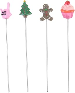 4pcs Stainless Steel Baking Skewer Pin Cake Tester Tool for Biscuit Cupcake Muffin