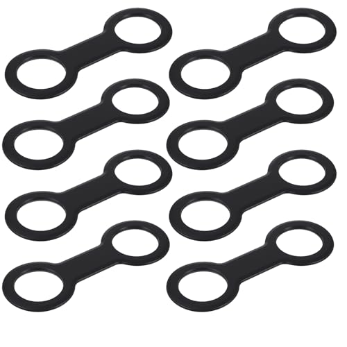 Zelphvt 8 Pcs Snorkel Keeper, Mask Strap Tube Holder Silicone Snorkel Clip for Mask Dive Universal Retainer Attachment Diving Snorkeling Gear Accessories Spare Part