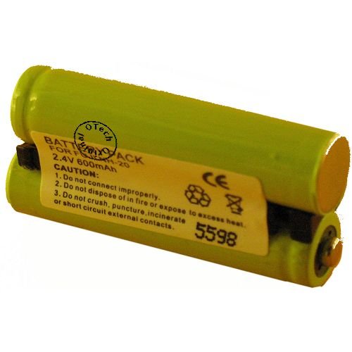 Battery for FUJ NH-20 2.4V Ni-Mh 600mAh