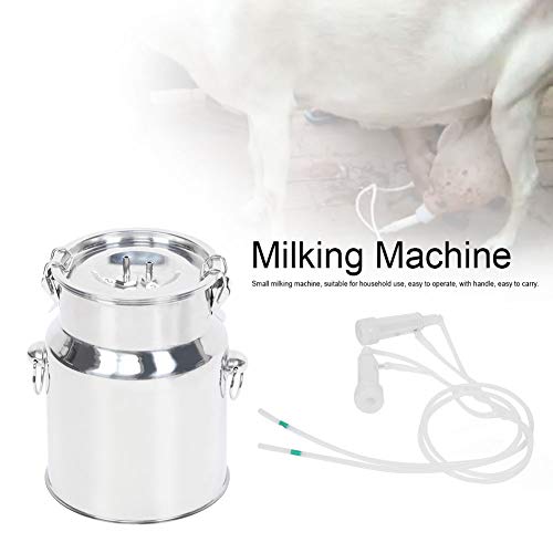 AUNMAS Máquina de ordenhar para ovelhas 5L mini máquina elétrica de ordenhar pulsação ordenhadora de