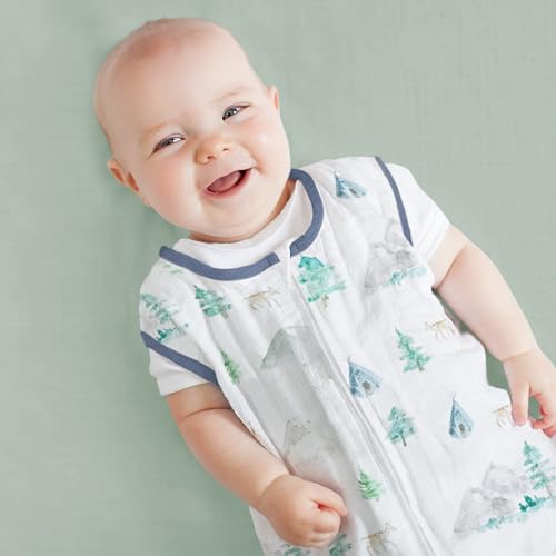 Image of SwaddleDesigns Softest Cotton Muslin Fitted Crib Sheet, Toddler Sheet for Boys & Girls, Fits Standard Crib Mattress (28 x 52 inches), Jadeite